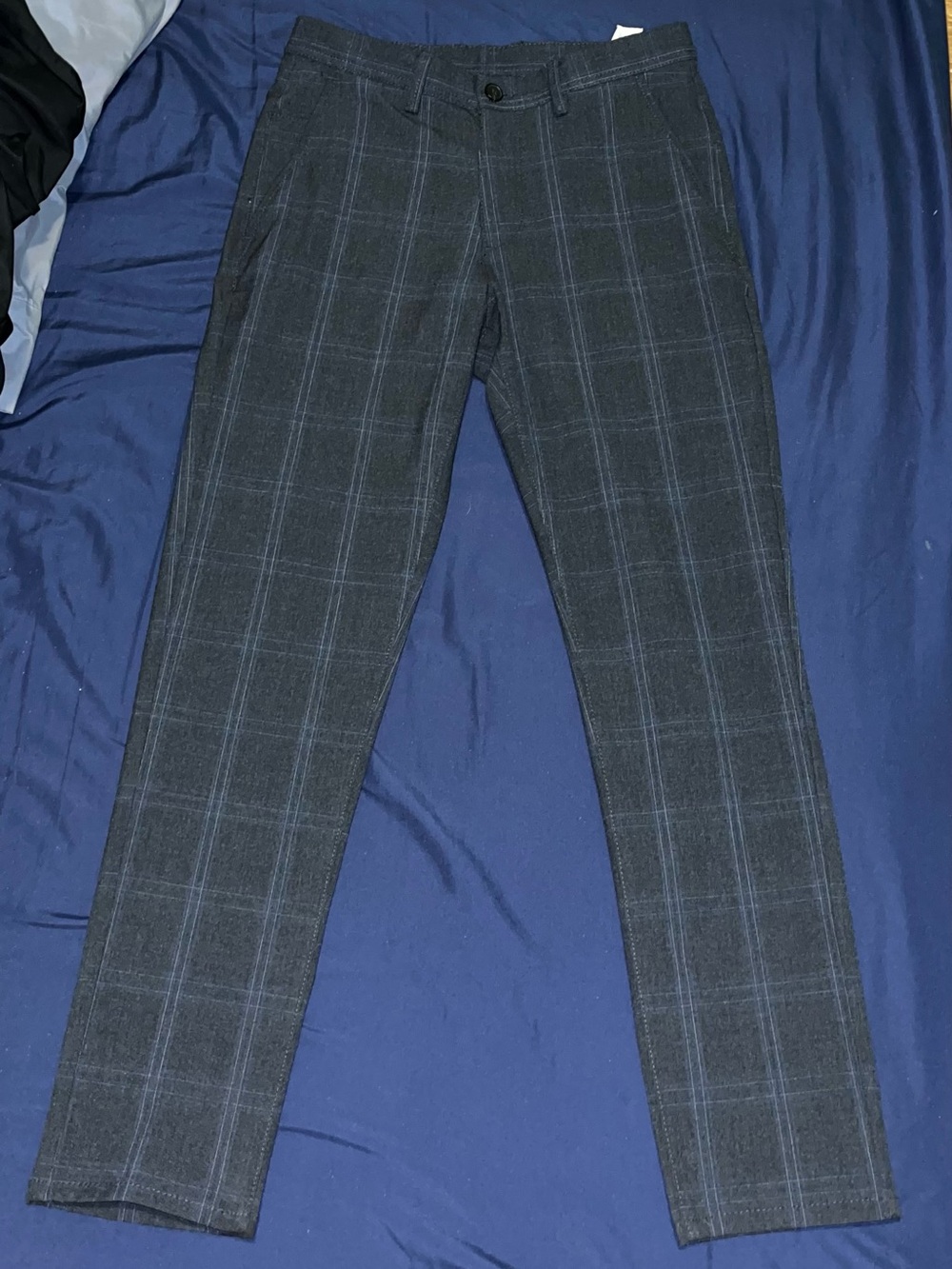 Zara Plaid Trousers Size 29